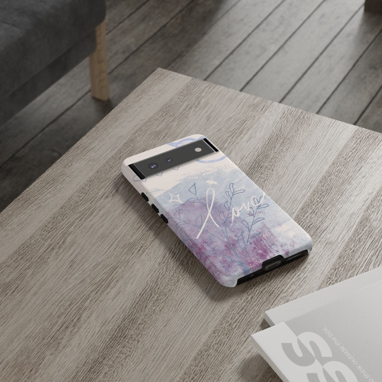 Love Pastel Abstract Phone Case: iPhone, Pixel, Galaxy