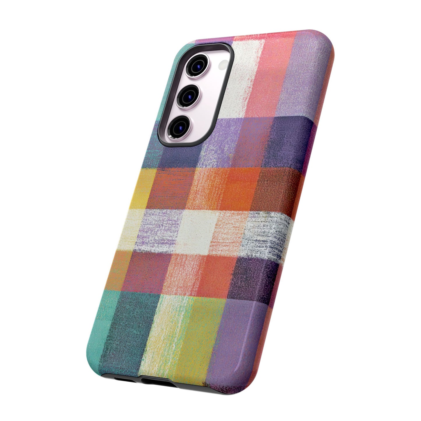 Colorful Plaid Phone Case - iPhone, Galaxy and Pixel Models