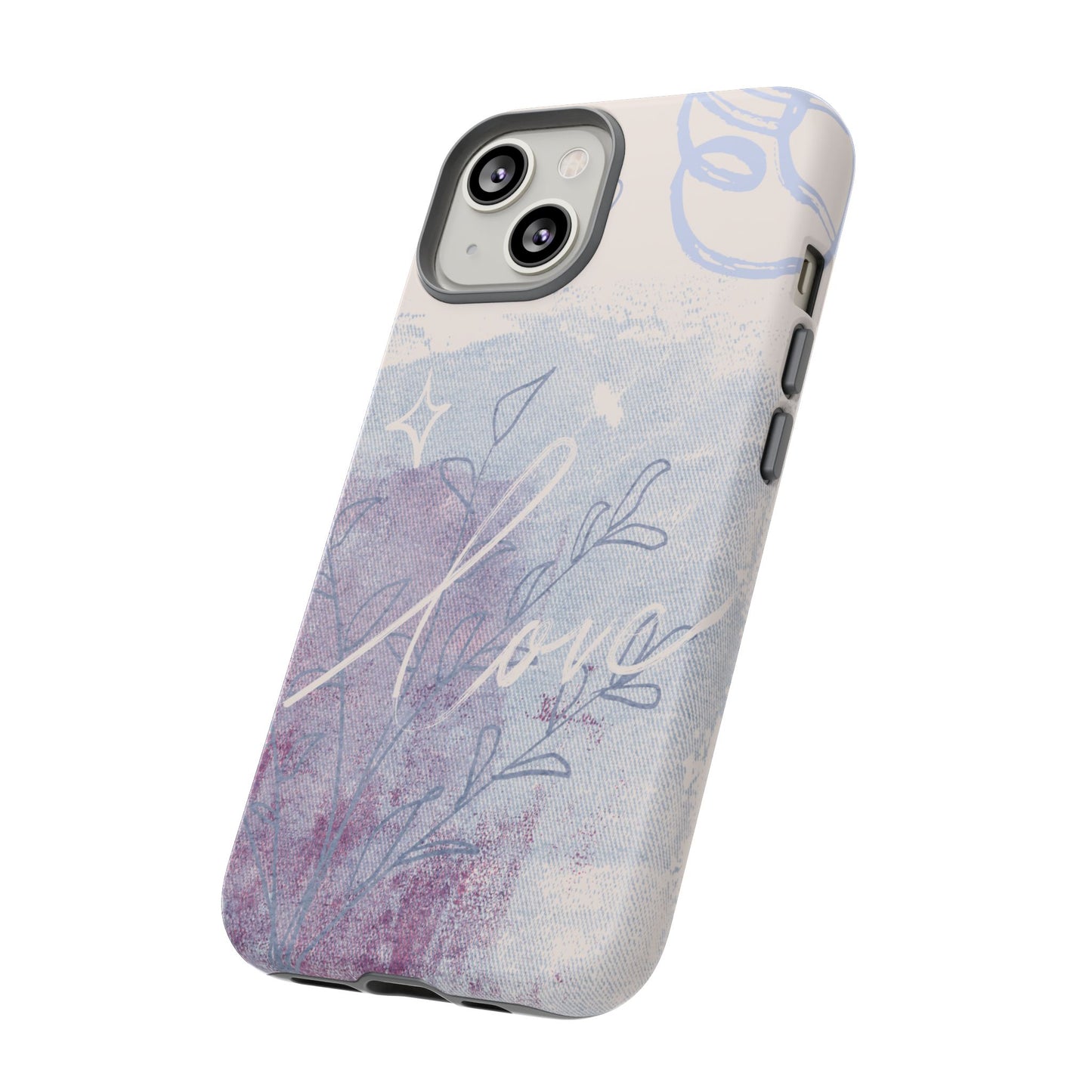Love Pastel Abstract Phone Case: iPhone, Pixel, Galaxy