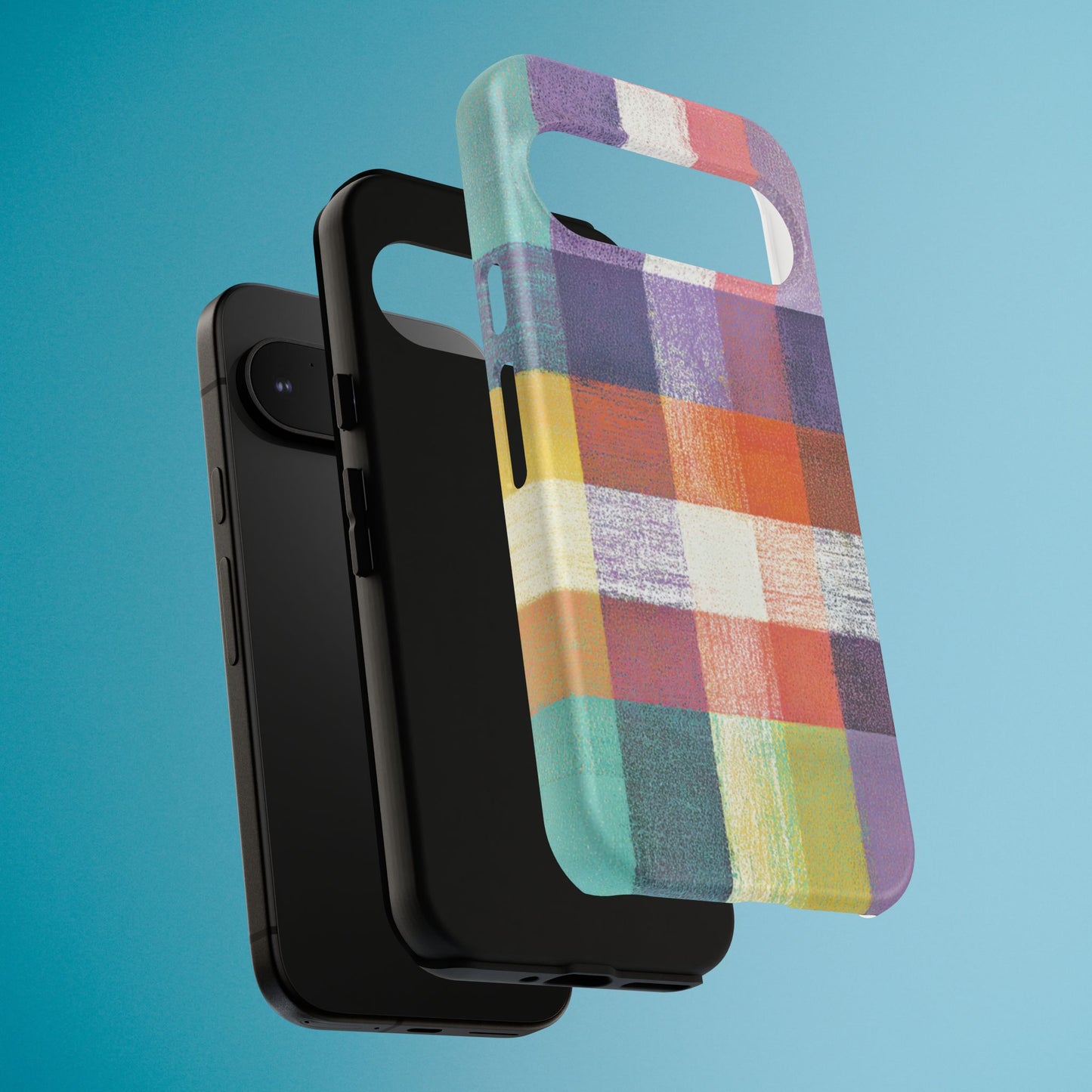 Colorful Plaid Phone Case - iPhone, Galaxy and Pixel Models
