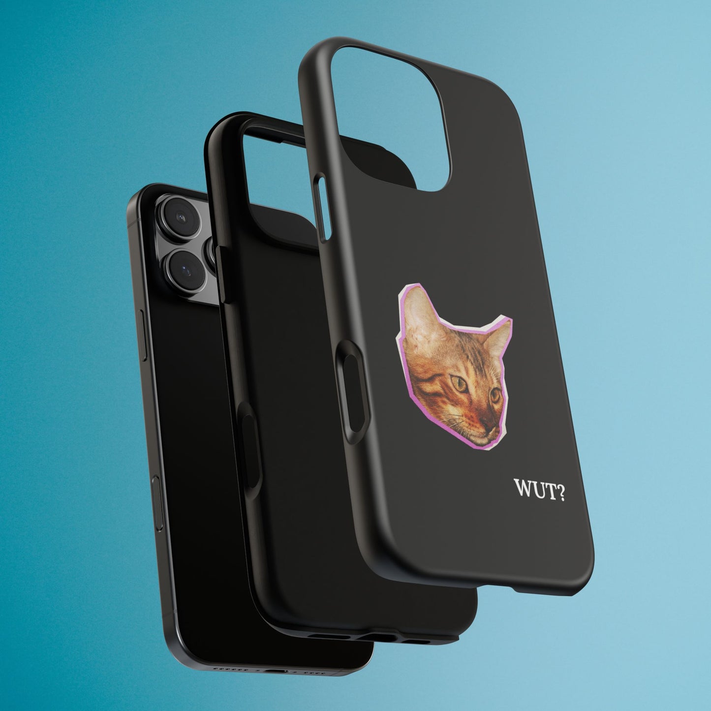 Funny Cat Meme Phone Case - iPhone, Galaxy, Pixel