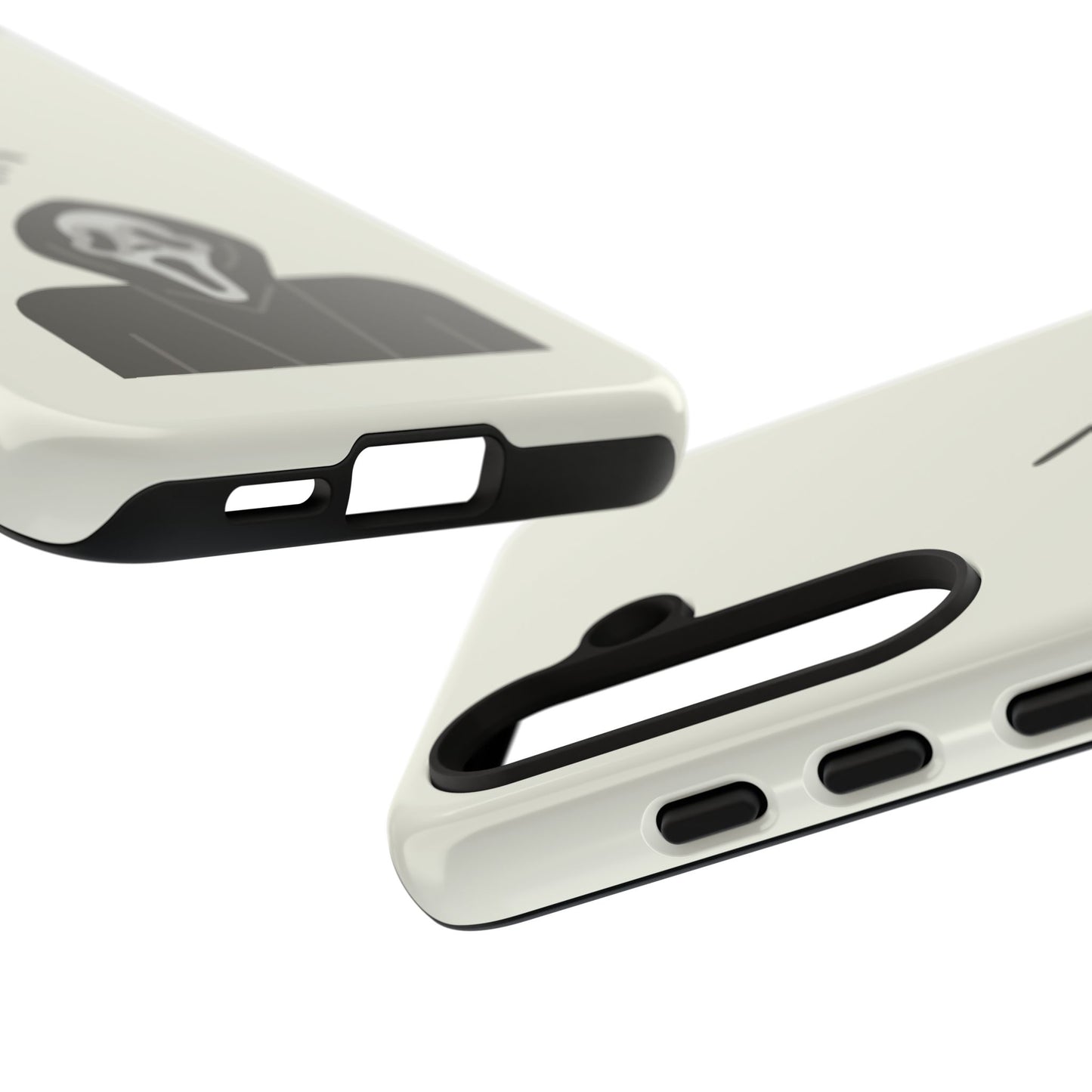 Ghostface Phone Case: Horror Movie Parody iPhone Samsung Pixel Cover