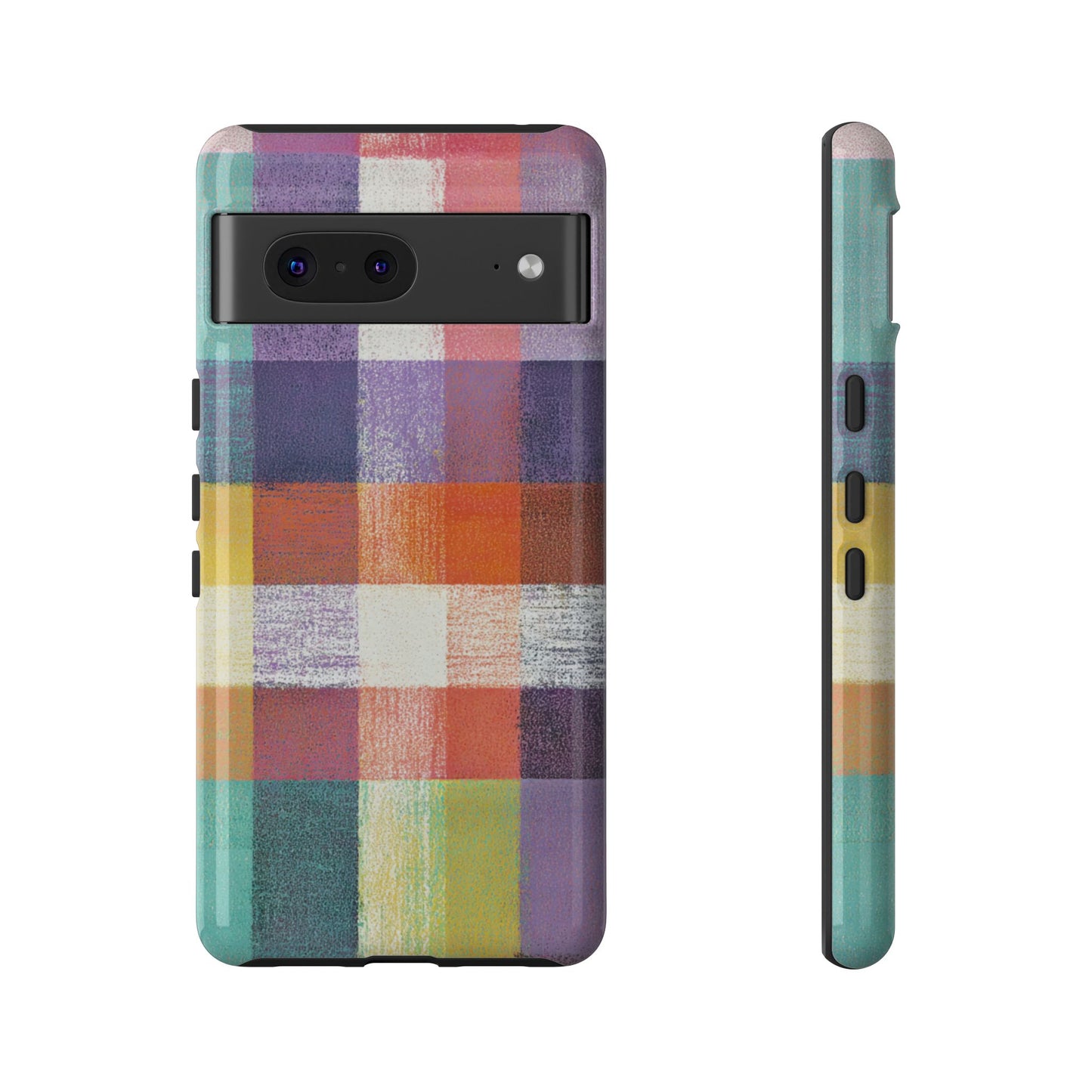Colorful Plaid Phone Case - iPhone, Galaxy and Pixel Models