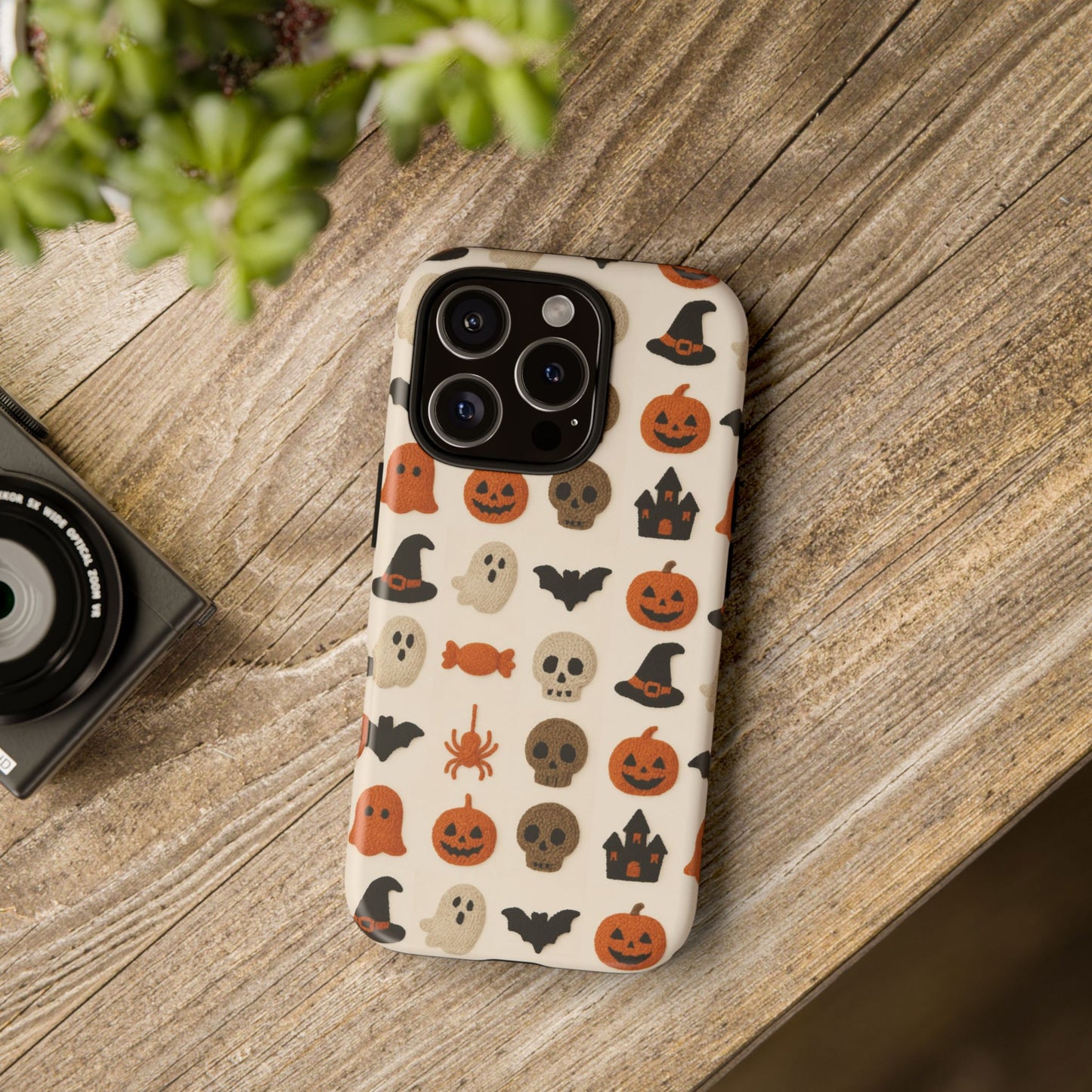 Spooky Pattern Cover-  iPhone Samsung Pixel Case