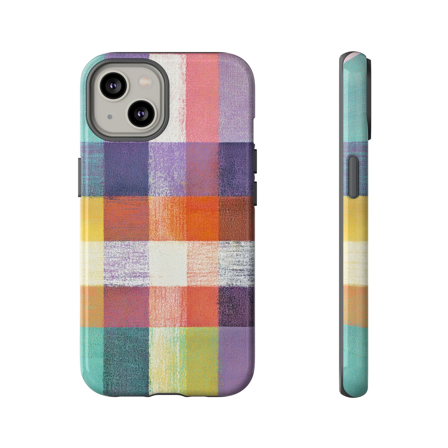 Colorful Plaid Phone Case - iPhone, Galaxy and Pixel Models