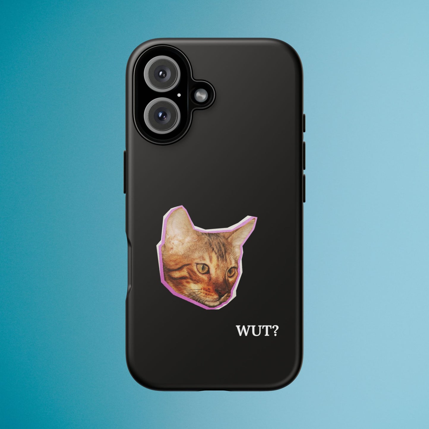 Funny Cat Meme Phone Case - iPhone, Galaxy, Pixel