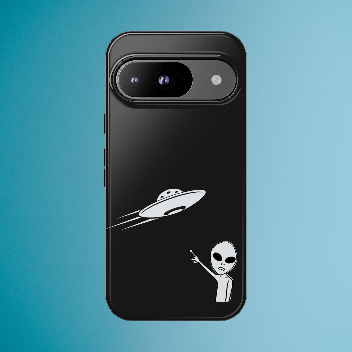 Alien UFO Phone Case, Supernatural Space Design, Sci Fi Aesthetic iPhone Samsung Pixel Cover