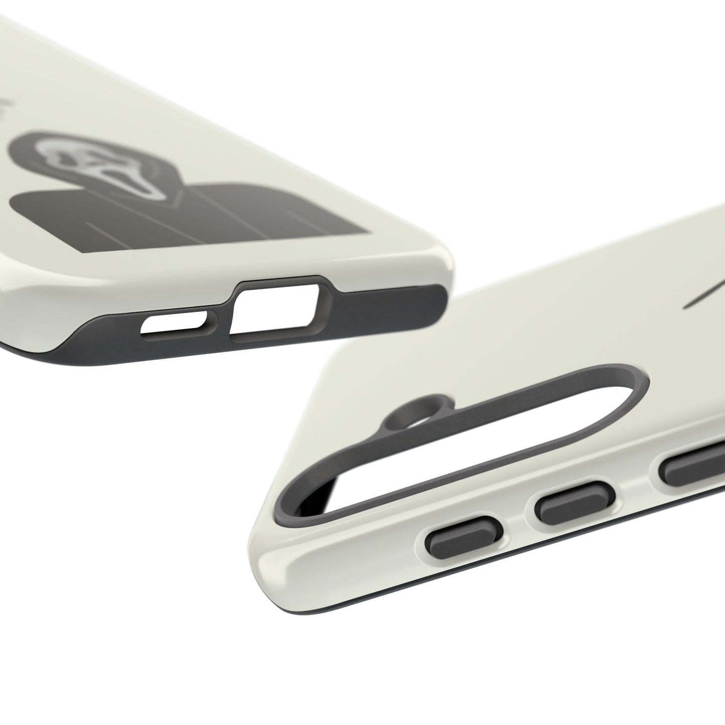 Ghostface Phone Case: Horror Movie Parody iPhone Samsung Pixel Cover