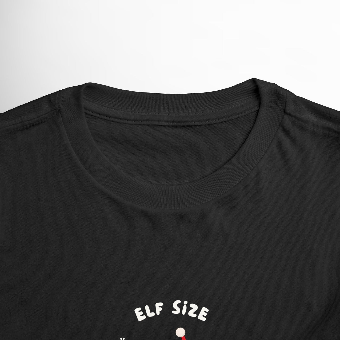 Elf Size Toddler T-Shirt - Christmas Holiday Kids Tee