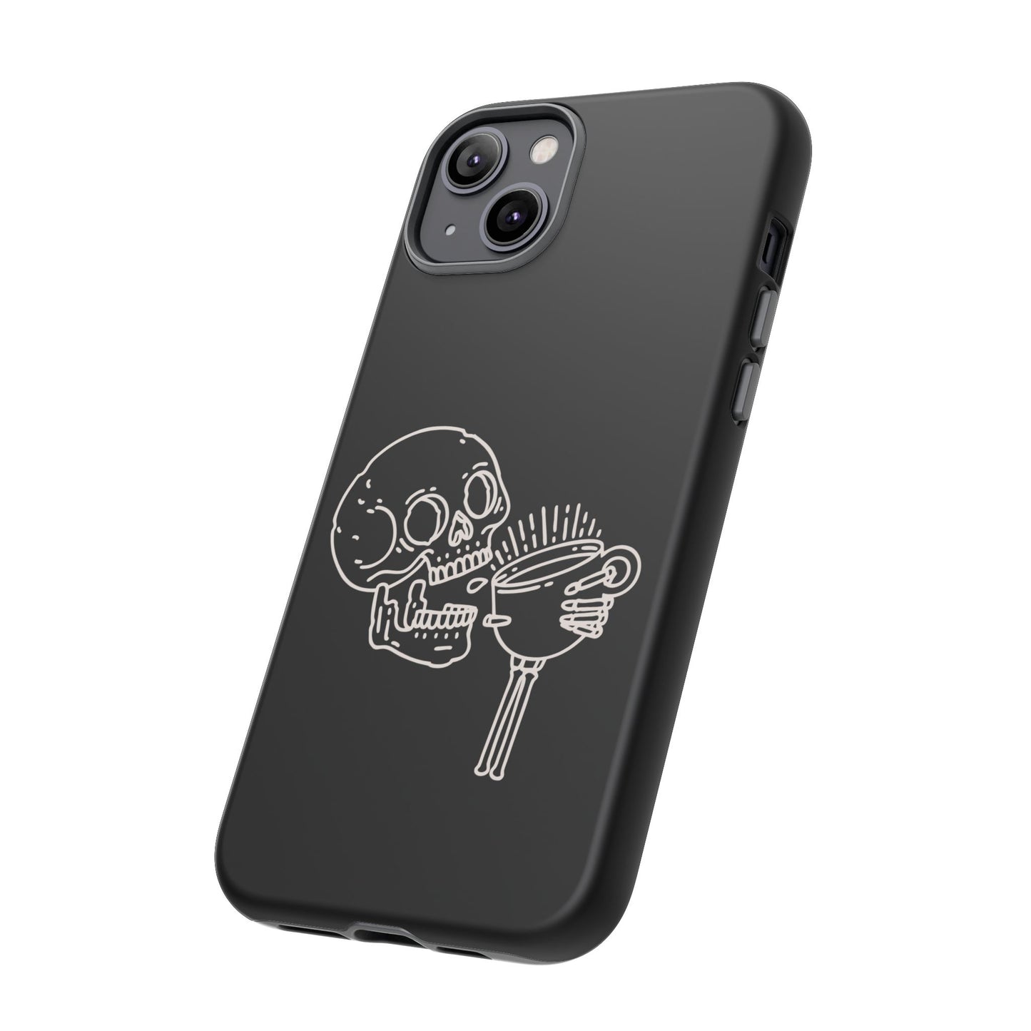 Skull Coffee Phone Case Gothic iPhone, Samsung,!Pixel