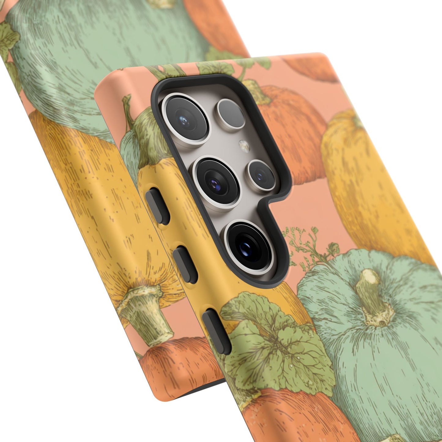 Pumpkin Patch Phone Case - Autumn Aesthetic iPhone Samsung Cover, Fall Halloween Pumpkin Design, Cozy Rustic Harvest Phone Accessory