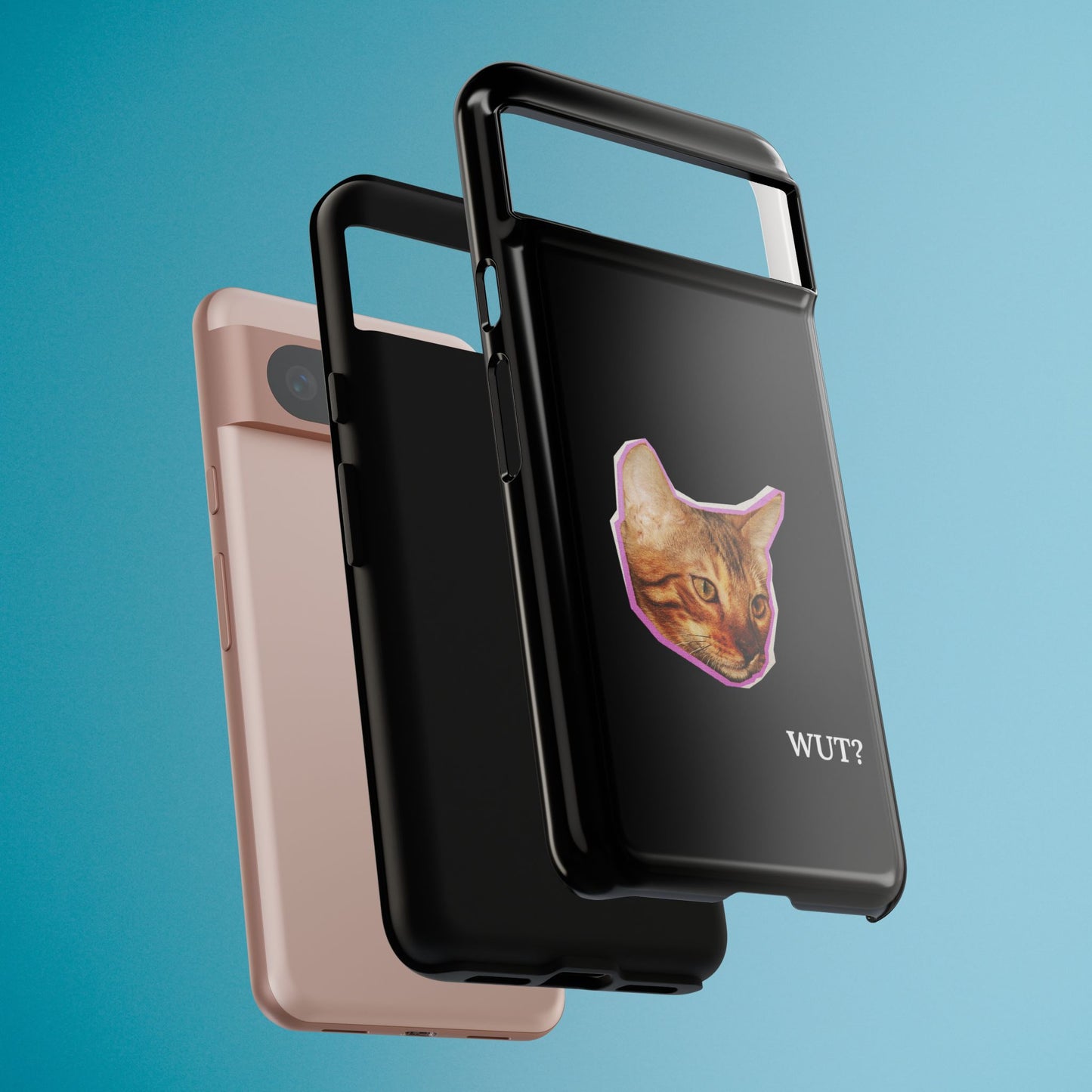 Funny Cat Meme Phone Case - iPhone, Galaxy, Pixel