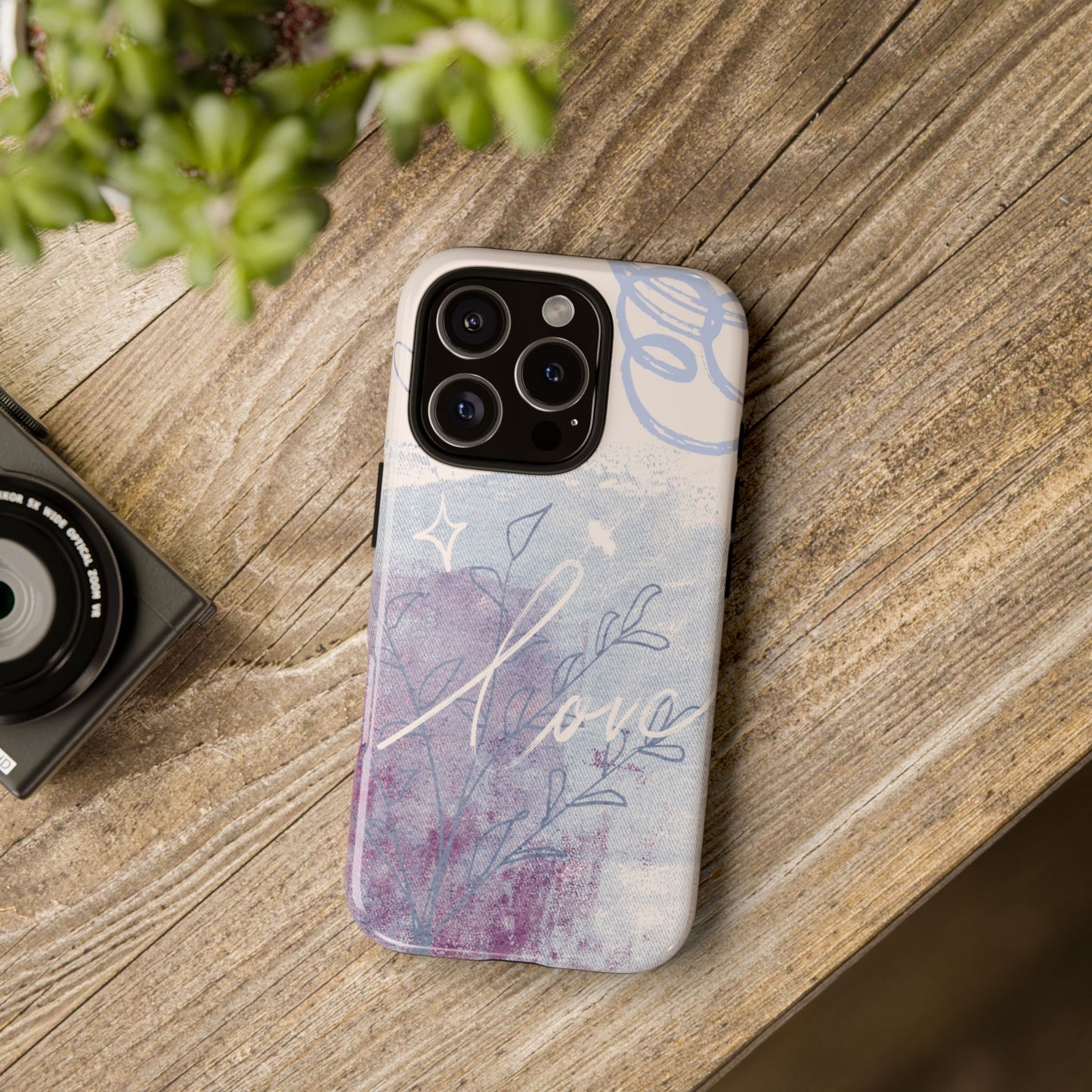Love Pastel Abstract Phone Case: iPhone, Pixel, Galaxy