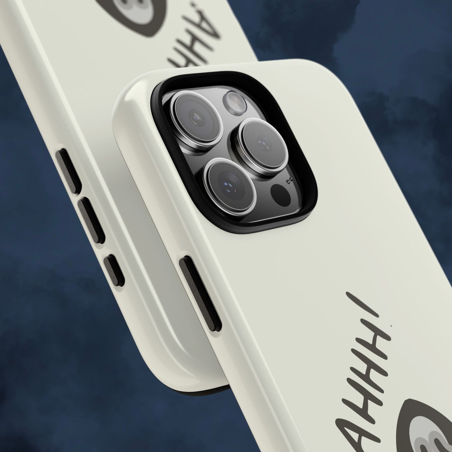 Ghostface Phone Case: Horror Movie Parody iPhone Samsung Pixel Cover