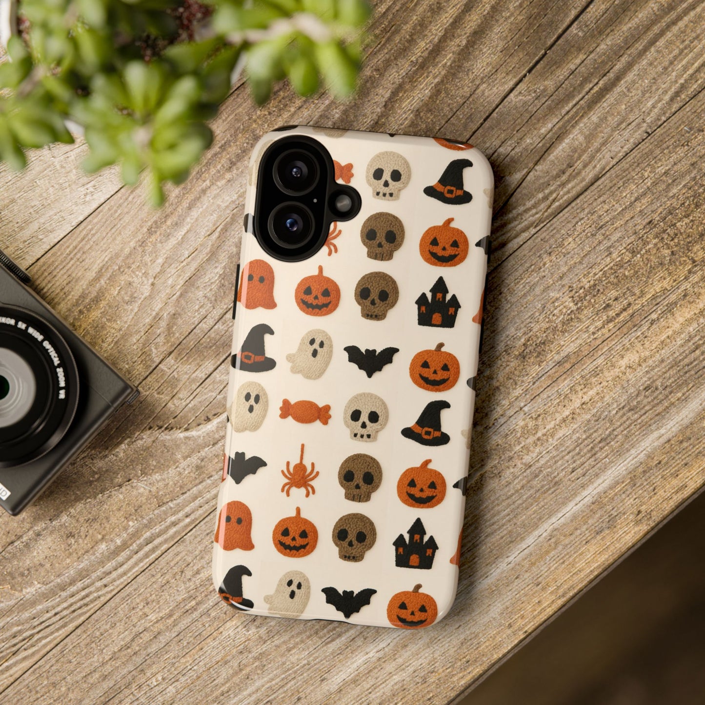 Spooky Pattern Cover-  iPhone Samsung Pixel Case