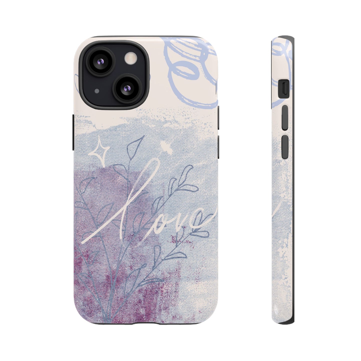 Love Pastel Abstract Phone Case: iPhone, Pixel, Galaxy