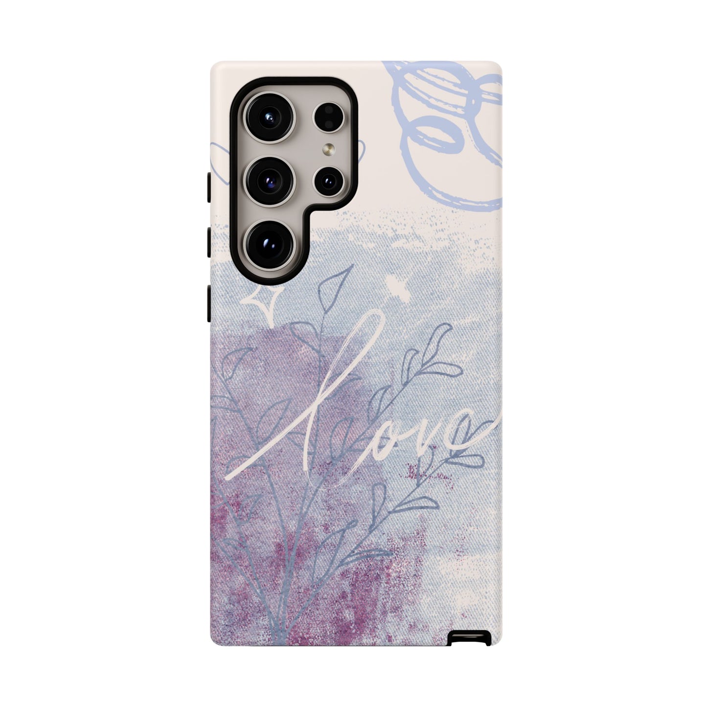 Love Pastel Abstract Phone Case: iPhone, Pixel, Galaxy