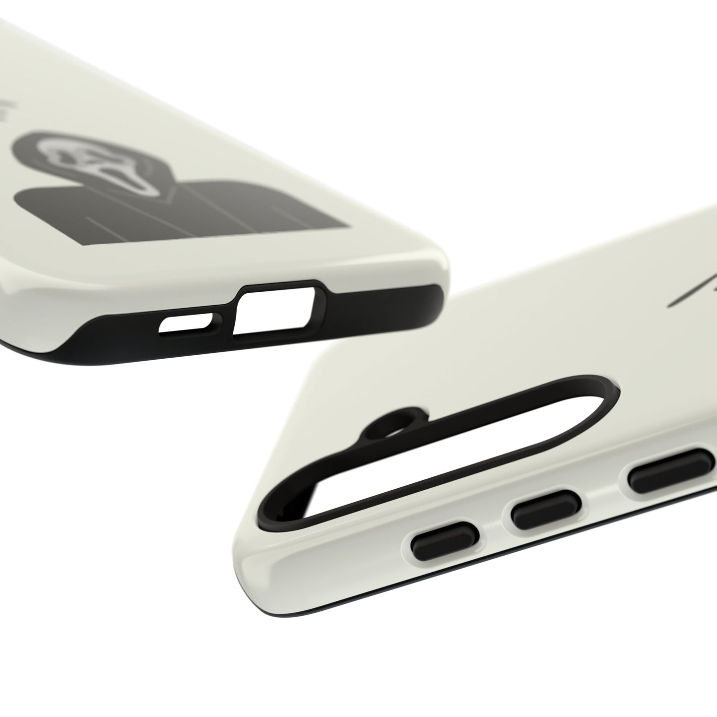 Ghostface Phone Case: Horror Movie Parody iPhone Samsung Pixel Cover