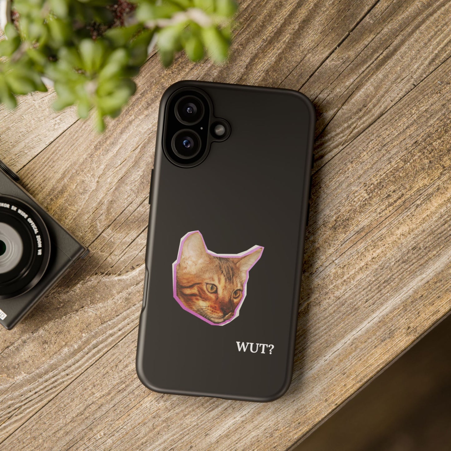 Funny Cat Meme Phone Case - iPhone, Galaxy, Pixel