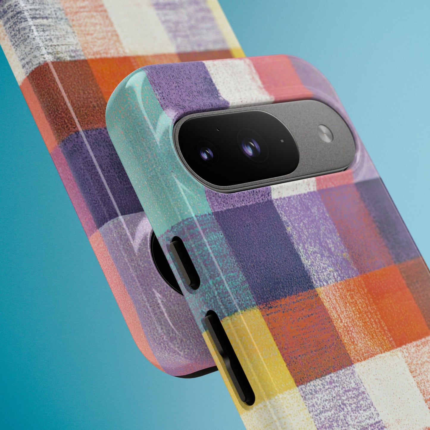 Colorful Plaid Phone Case - iPhone, Galaxy and Pixel Models