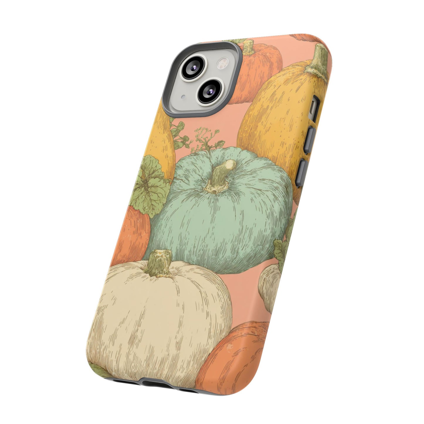 Pumpkin Patch Phone Case - Autumn Aesthetic iPhone Samsung Cover, Fall Halloween Pumpkin Design, Cozy Rustic Harvest Phone Accessory