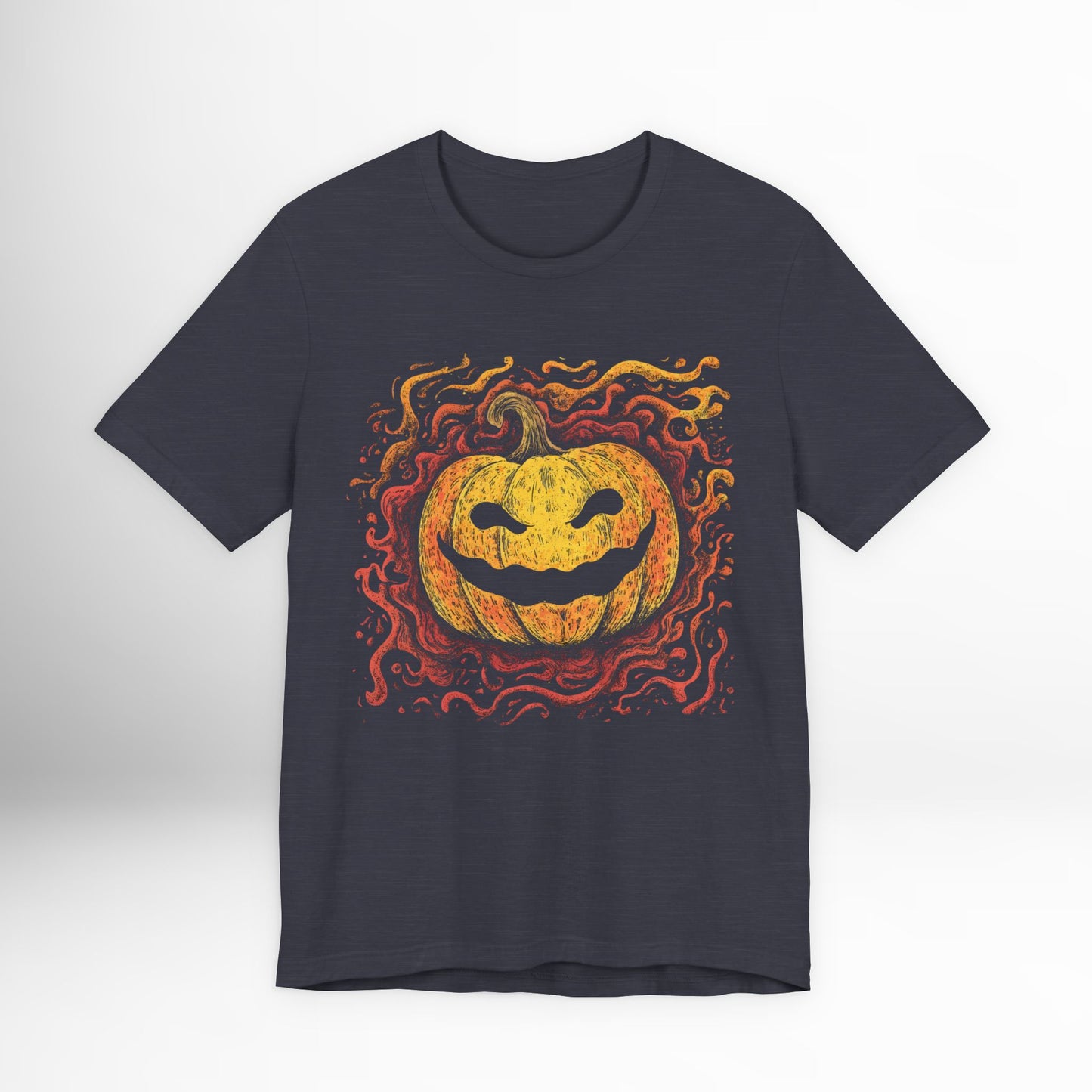 Halloween Pumpkin T-Shirt – Spooky Jack-o’-Lantern Graphic Tee, Fall Halloween Shirt for Men & l l