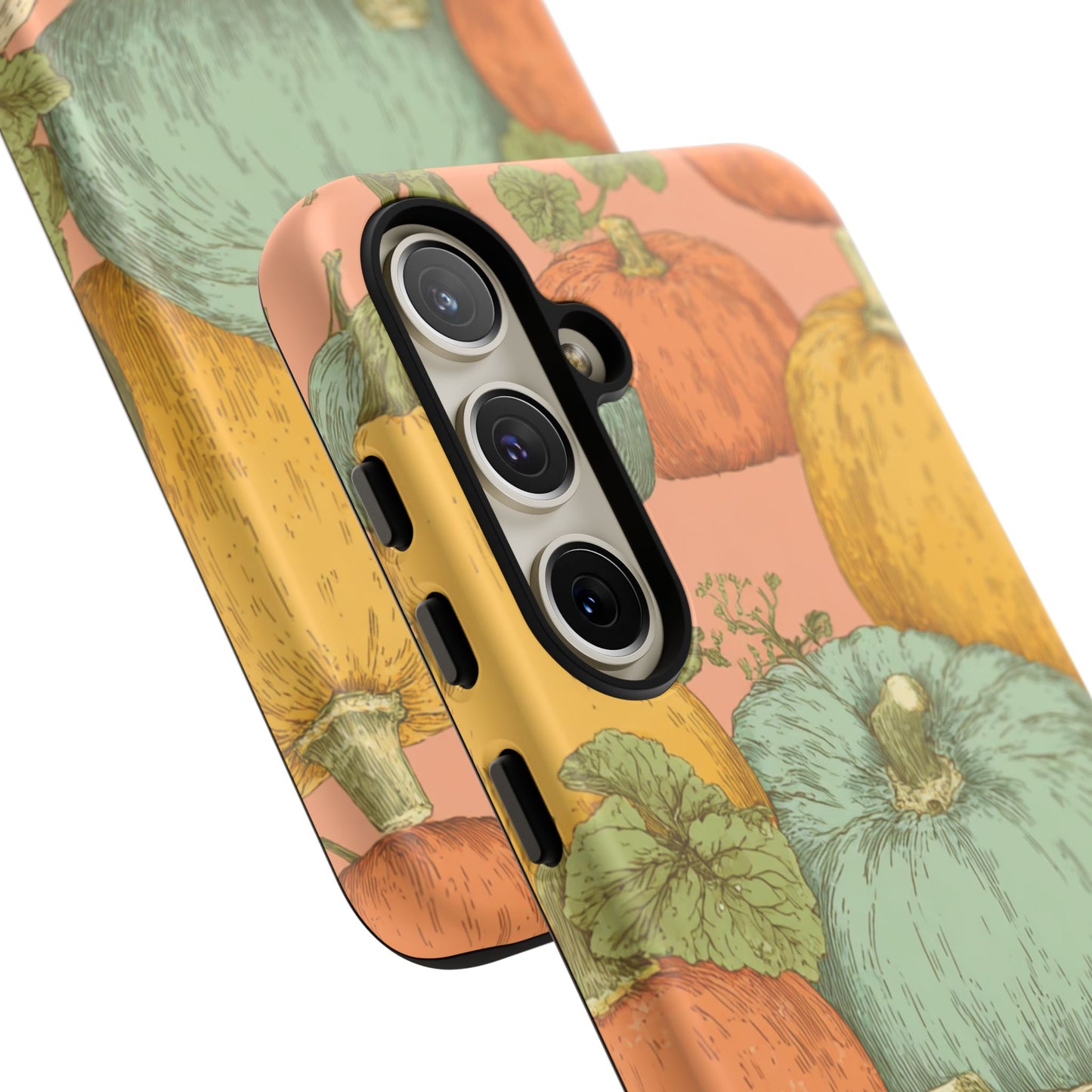Pumpkin Patch Phone Case - Autumn Aesthetic iPhone Samsung Cover, Fall Halloween Pumpkin Design, Cozy Rustic Harvest Phone Accessory