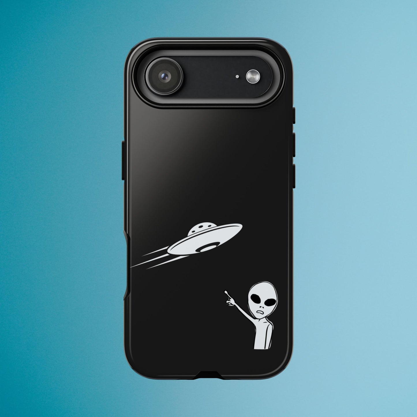 Alien UFO Phone Case, Supernatural Space Design, Sci Fi Aesthetic iPhone Samsung Pixel Cover