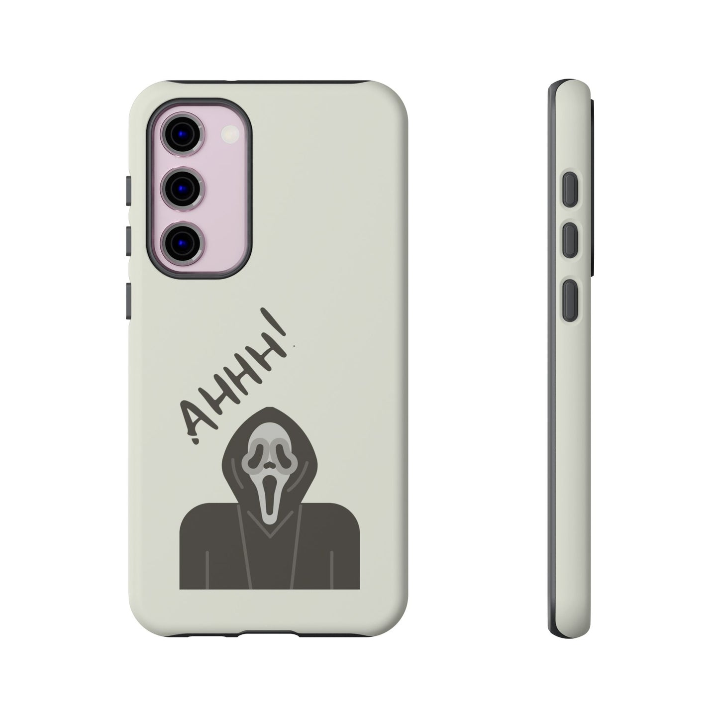 Ghostface Phone Case: Horror Movie Parody iPhone Samsung Pixel Cover