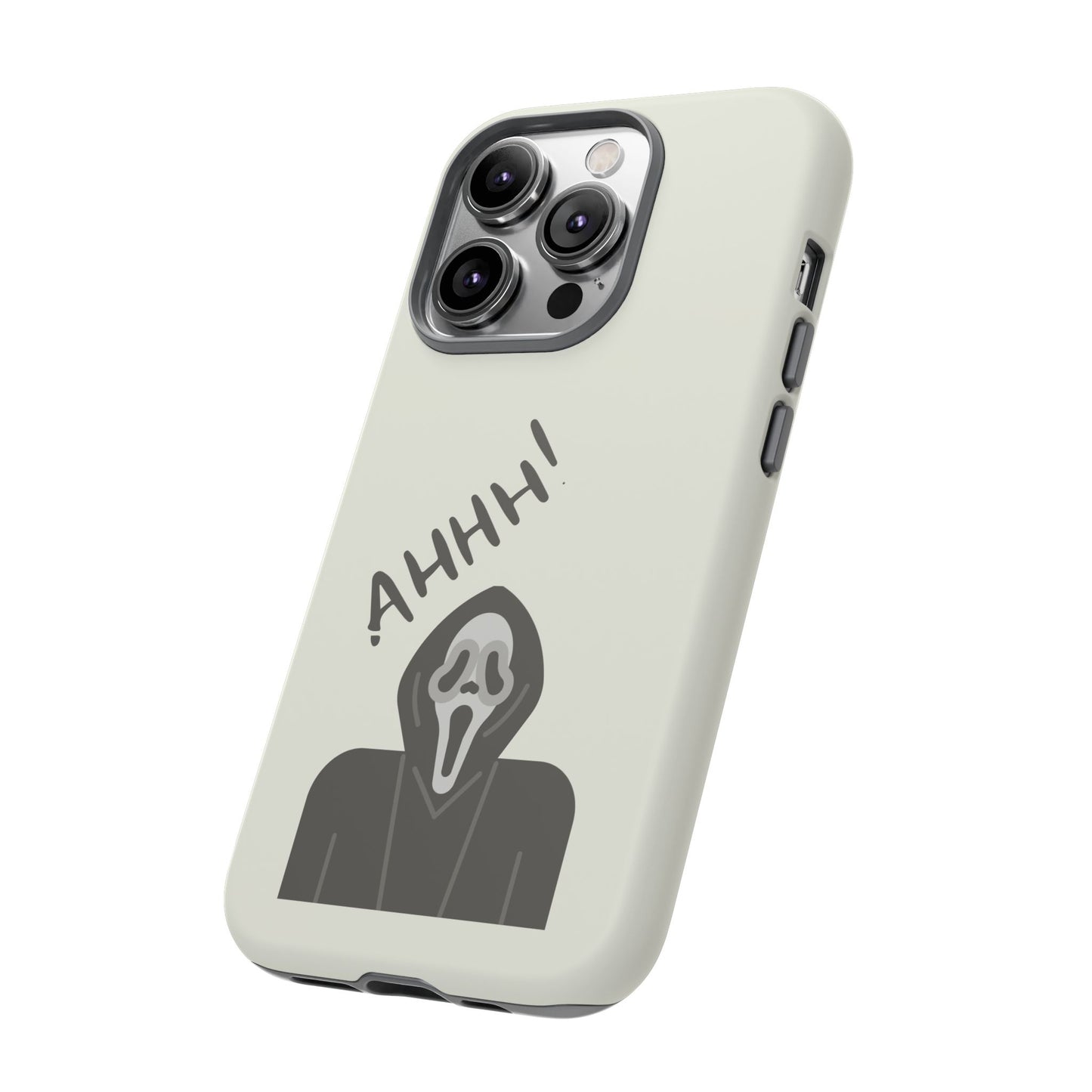 Ghostface Phone Case: Horror Movie Parody iPhone Samsung Pixel Cover