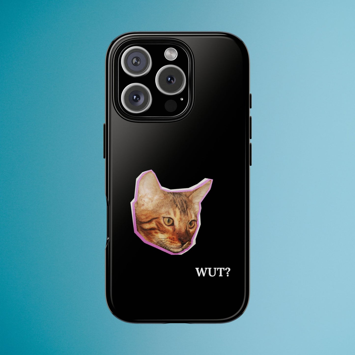 Funny Cat Meme Phone Case - iPhone, Galaxy, Pixel