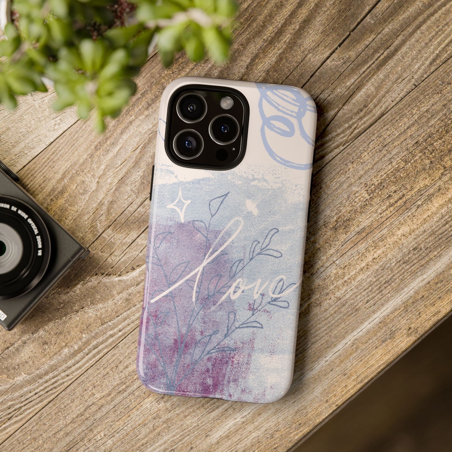 Love Pastel Abstract Phone Case: iPhone, Pixel, Galaxy
