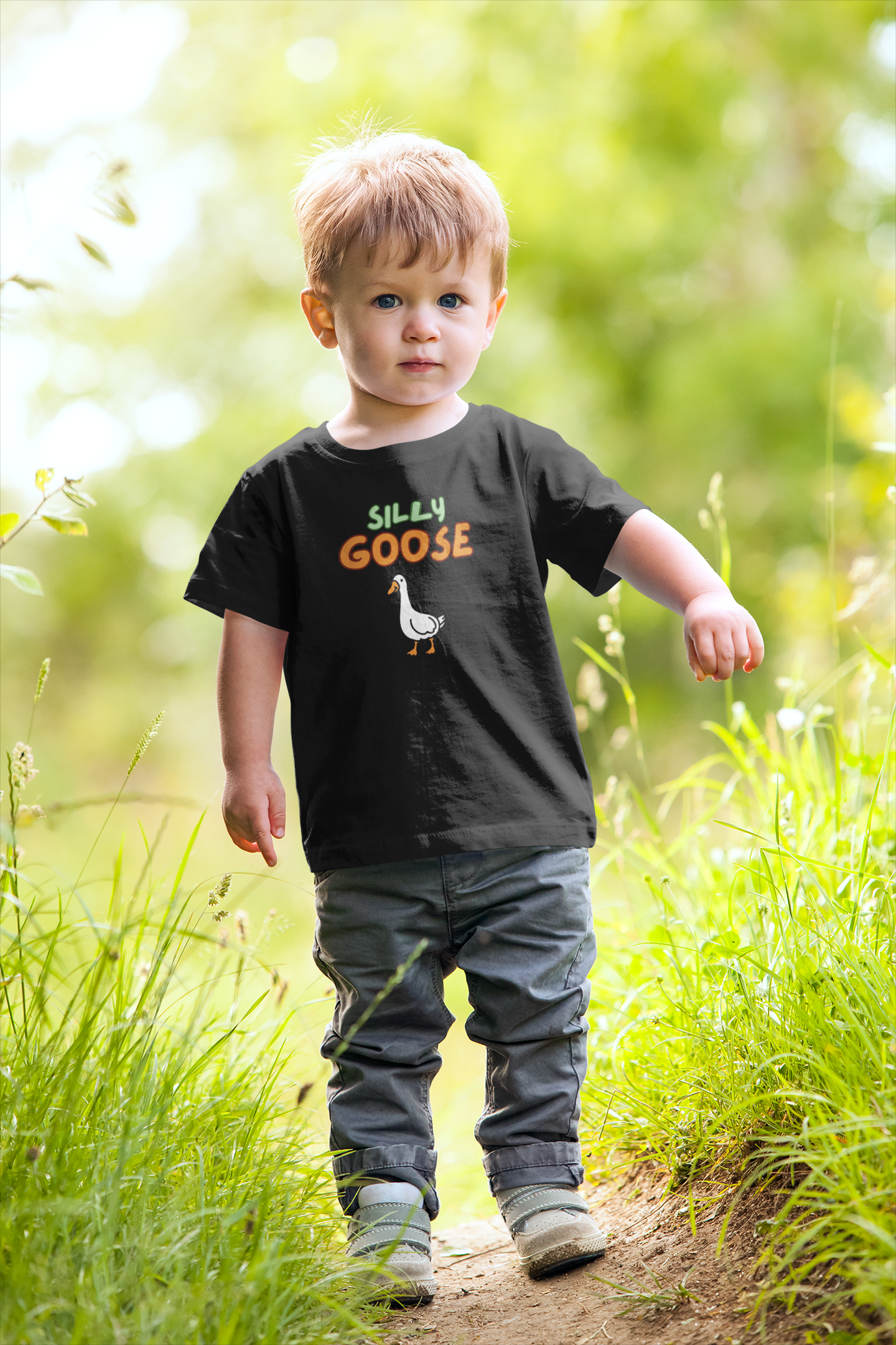 Silly Goose Toddler Tee - Kids Animal Shirt